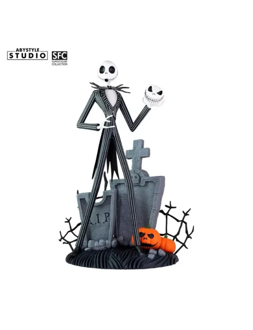 Abystyle Studio Super Figure Collection Nightmare Before Christmas Jack Skellington "Jack Scary Smiling Face"