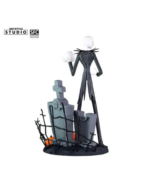 Abystyle Studio Super Figure Collection Nightmare Before Christmas Jack Skellington "Jack Scary Smiling Face"
