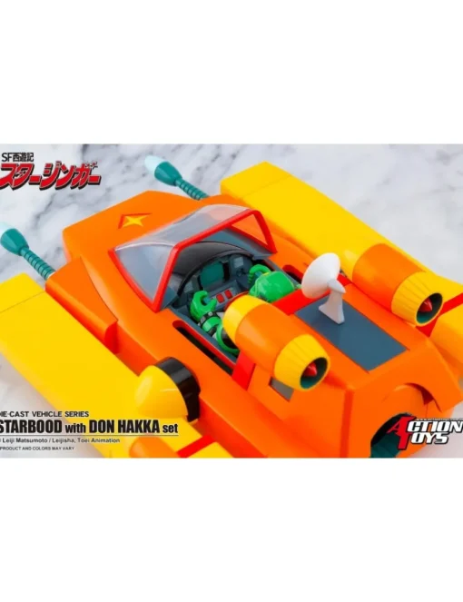 Action Toys Die-Cast Vehicle Series Sci-Fi West Saga Starzinger Starbood with Don Hakka Set