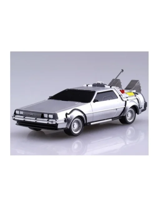 Aoshima Movie Mecha Series 11 Back To The Future DeLorean 1/43 Scale Model Kit
