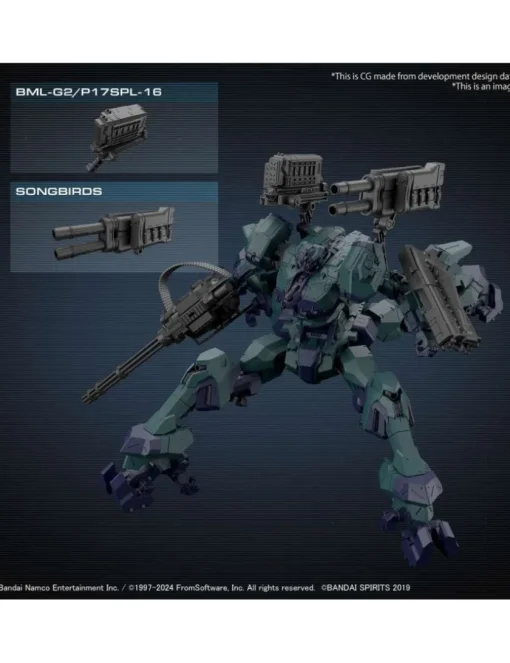 Bandai 30 Minutes Missions Armored Core VI Fires of Rubicon Balam Industries BD-011 Melander Liger Tail