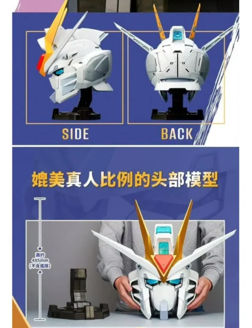 Bandai BN Head Collection Vol.4 Mobile Suit Gundam STTS-909 Rising Freedom Gundam Head Sculpt
