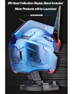 Bandai BN Head Collection Vol.1 Mobile Suit Gundam RX-78-2 Gundam Head Sculpt Metallic Blue Color Version