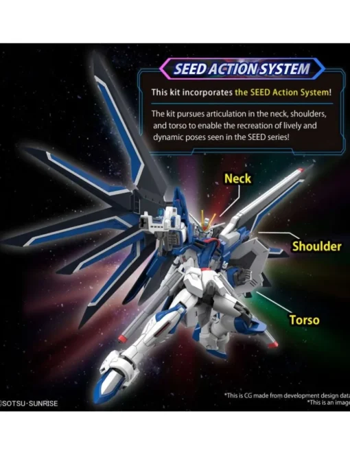 Bandai High Grade HGCE 1/144 Mobile Suit Gundam STTS-909 Rising Freedom Gundam