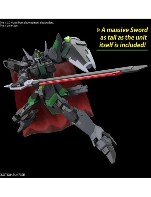Bandai High Grade HGGS 1/144 Mobile Suit Gundam NOG-M4F Black Knight Squad Rud-ro.A