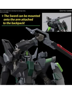 Bandai High Grade HGGS 1/144 Mobile Suit Gundam NOG-M4F Black Knight Squad Rud-ro.A