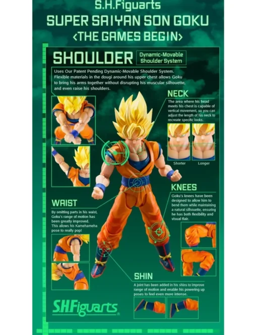 Bandai S.H. Figuarts Dragon Ball Z Son Goku Super Saiyan The Beginning of the Decisive Battle