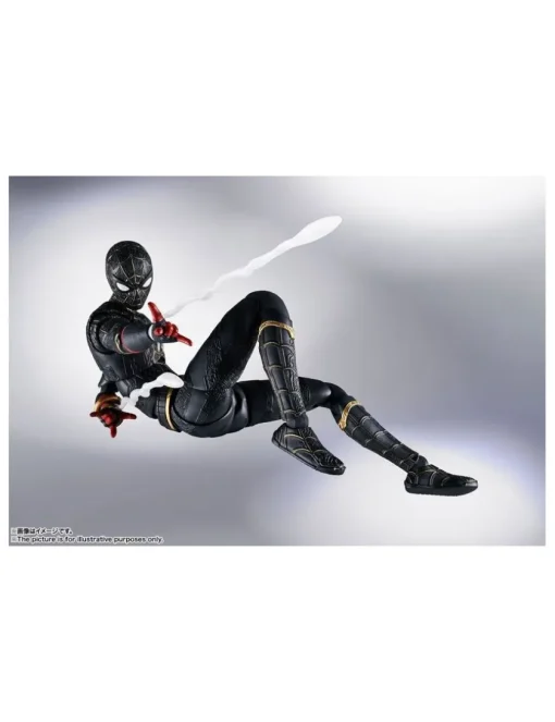 Bandai S.H. Figuarts Spider-Man No Way Home Spider-Man Black & Gold Suit Special Set