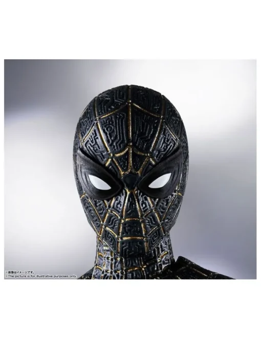 Bandai S.H. Figuarts Spider-Man No Way Home Spider-Man Black & Gold Suit Special Set