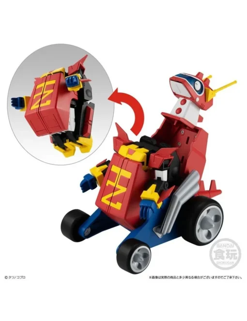 Bandai Super Mini-Pla Time Bokan Series Gyakuten! Ippatsuman Gyakuten-Oh & Tokkyu Zaurus