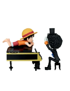 Banpresto One Piece World Collectable Figure Log Stories Monkey D. Luffy & Brook