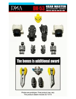 DNA Design DK-53 Upgrade Kit for Studio Series, Wheeljack, Bumblebee and Mirage