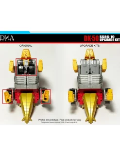 DNA Design DK-50 Upgrade Kit for Transformers Studio Series 86-19 Leader Dinobot Snarl