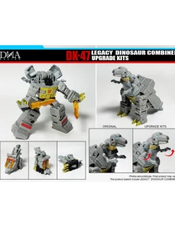 DNA Design DK-47 Upgrade Kit for Transformers Legacy Dinosaurus Combiner