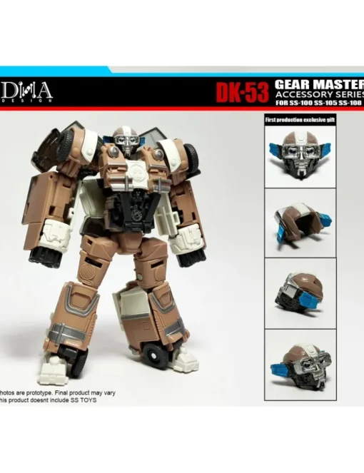 DNA Design DK-53 Upgrade Kit for Studio Series, Wheeljack, Bumblebee and Mirage