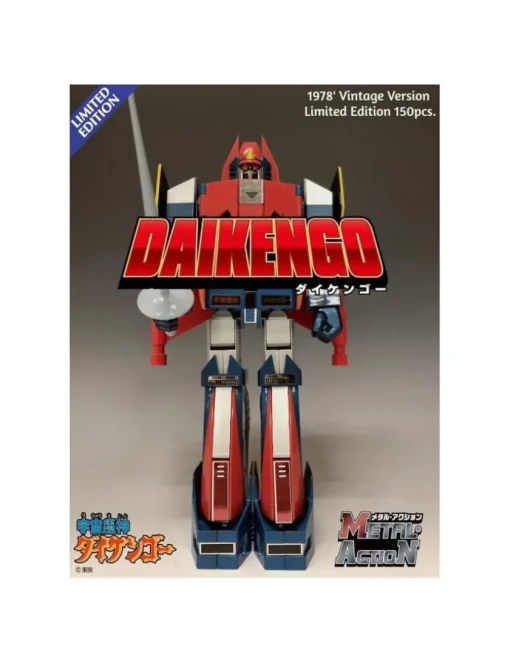 Evolution Toy Future Quest Super Metal Action Uchu Majin Daikengo 1978 Vintage Version