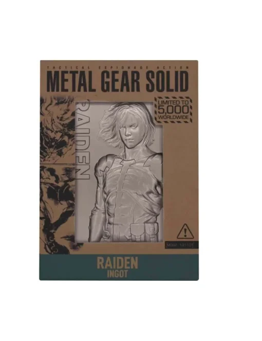 Fanattik Metal Gear Solid 2 Sons of Liberty Raiden Ingot Limited Edition
