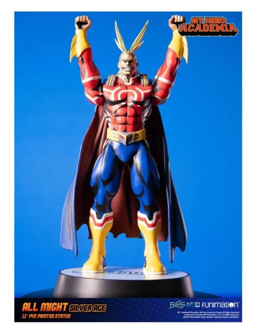 First 4 Figures My Hero Academia All Might Silver Age