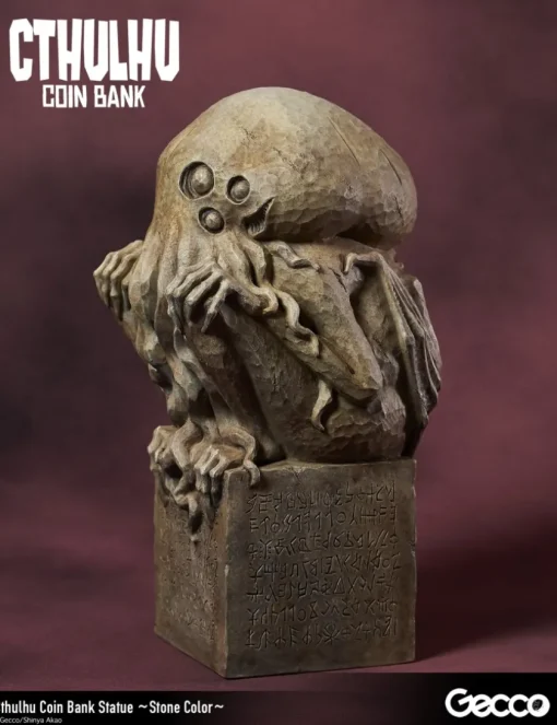 Gecco Cthulhu Stone Color Coin Bank