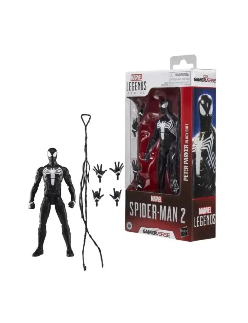 Hasbro Marvel Legends Gamerverse Marvel's Spider-Man 2 Peter Parker Black Suit