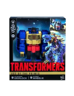 Hasbro Transformers Age of the Primes Leader Class G2 Universe Grimlock & Autobot Wheelie
