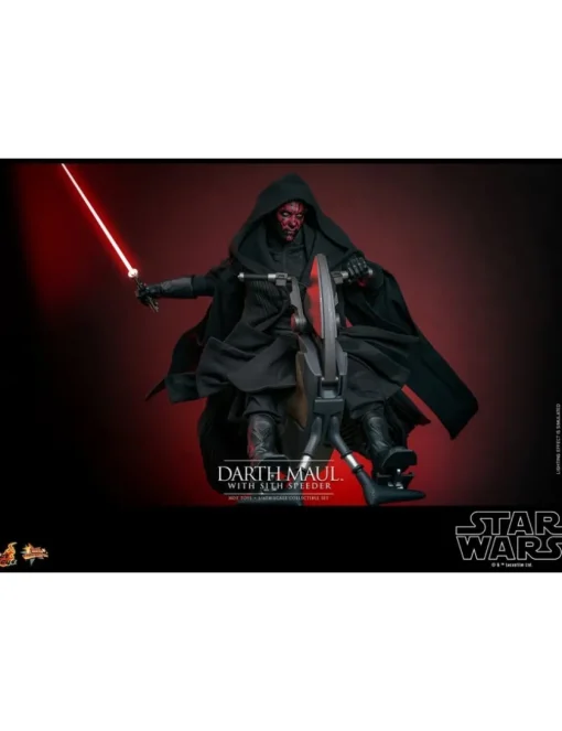Hot Toys Movie Masterpiece Star Wars The Phantom Menace Darth Maul with Sith Speeder 1/6 Scale Collectible Figure