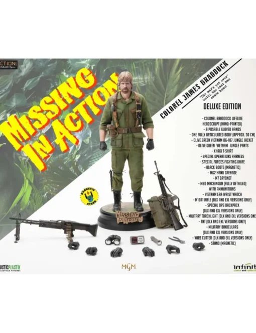Infinite Statue & Collectibles Missing in Action Colonel James Braddock 1/6 Action Figure Deluxe Edition