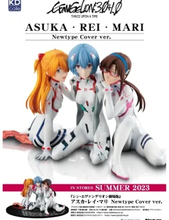 Kadokawa KDColle Rebuild of Evangelion Asuka & Rei & Mari Newtype Cover Version