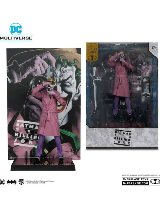 McFarlane Cover Recreations Batman The Killing Joke The Joker Gold Label