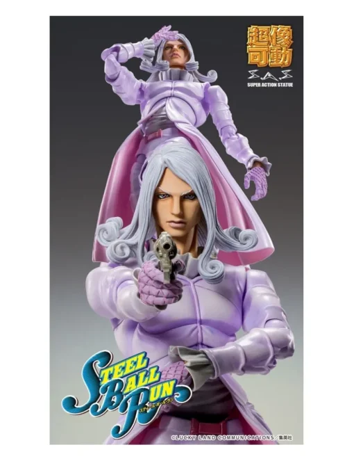 Medicos Super Action Statue JoJo's Bizarre Adventure Steel Ball Run Funny Valentine Second