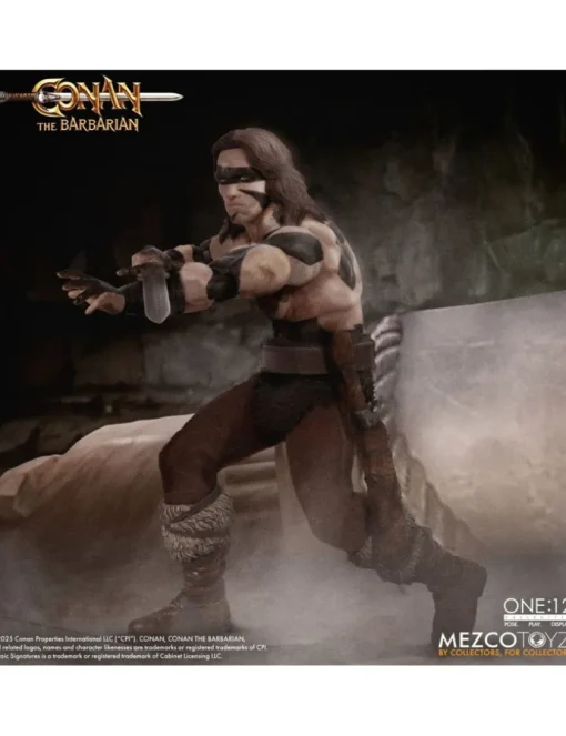 Mezco Toys The One 12 Collective Conan the Barbarian Conan War Paint Edition
