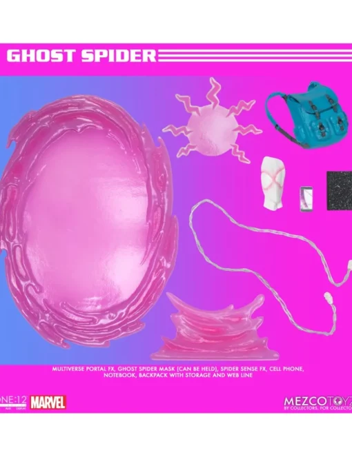 Mezco Toys The One 12 Collective Marvel The Ghost-Spider Spider Gwen