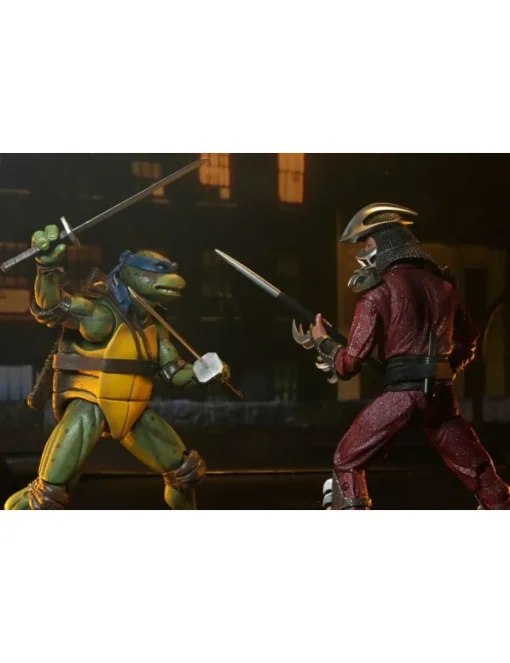 Neca Teenage Mutant Ninja Turtles Leonardo VS Shredder