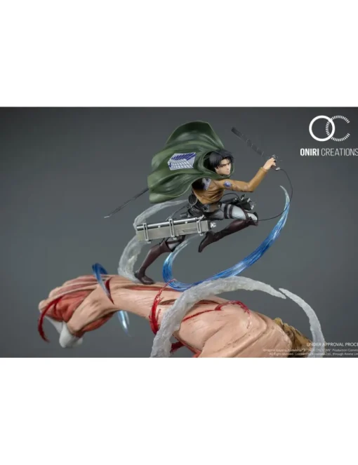 Oniri Creations Attack on Titan Levi VS Female Titan Epic Diorama 1/6 Statue Figure 999pcs Worldwide