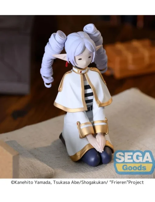 Sega Premium Perching Figure Frieren Beyond Journey's End Frieren I Have Ringlets Now Clear Version