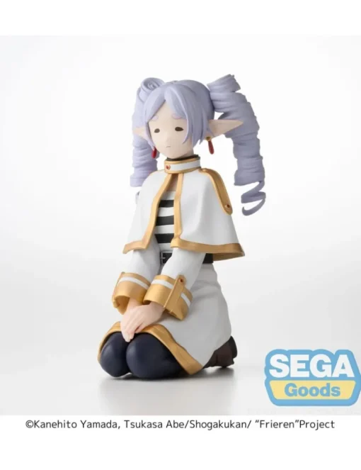 Sega Premium Perching Figure Frieren Beyond Journey's End Frieren I Have Ringlets Now Clear Version