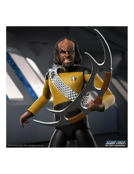 Super7 Ultimates Action Figure Star Trek The Next Generation Worf