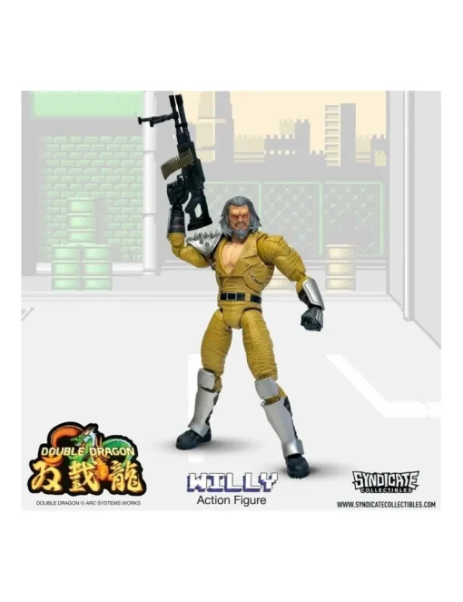 Syndicate Collectibles Double Dragon Willy Deluxe Action Figure