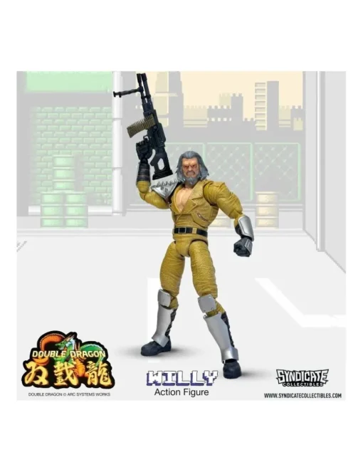 Syndicate Collectibles Double Dragon Willy Deluxe Action Figure
