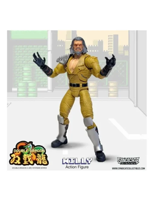 Syndicate Collectibles Double Dragon Willy Deluxe Action Figure