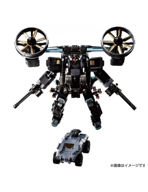 Takara Tomy Diaclone Reboot Tactical Mover Garuda Versaulter Gyrolifter Unit Raven