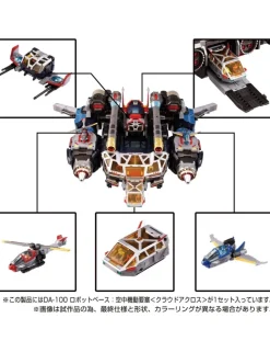 Takara Tomy Diaclone Reboot DA-100 Robot Base Aerial Mobile Fortress Cloud Across