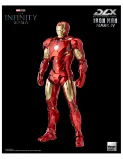 Threezero Avengers Infinity Saga DLX Collectible Figure Iron Man Mark IV 1/12 Scale