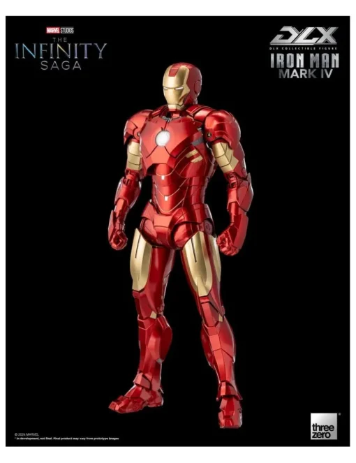 Threezero Avengers Infinity Saga DLX Collectible Figure Iron Man Mark IV 1/12 Scale