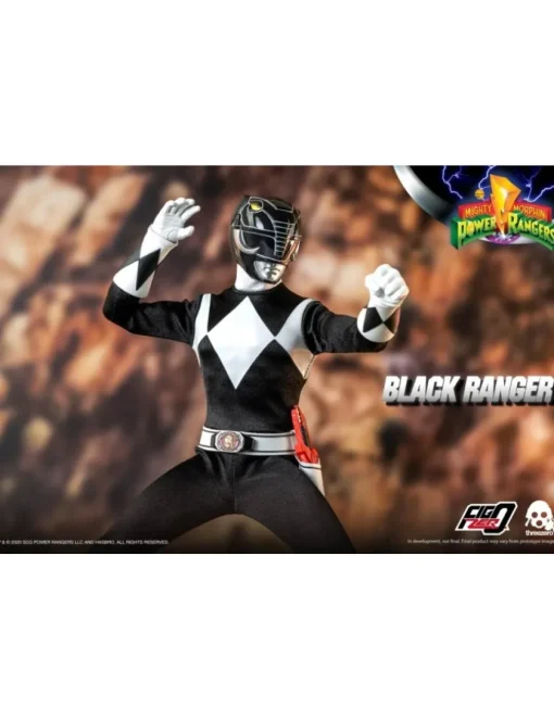 Threezero FigZero Mighty Morphin Power Rangers Black Ranger