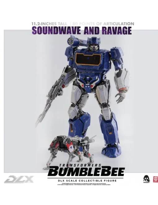 Threezero Transformers Bumblebee DLX Scale Collectible Figure Series Soundwave & Ravage