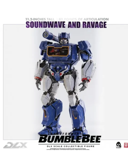 Threezero Transformers Bumblebee DLX Scale Collectible Figure Series Soundwave & Ravage