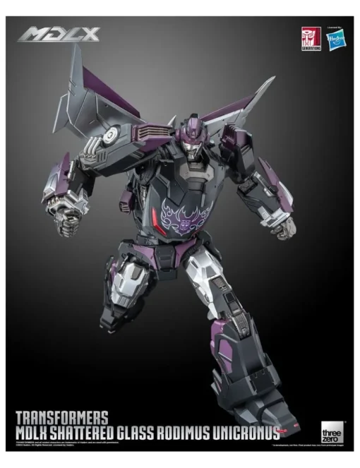Threezero Transformers MDLX Articulated Figures Series Shattered Glass Rodimus Unicronus