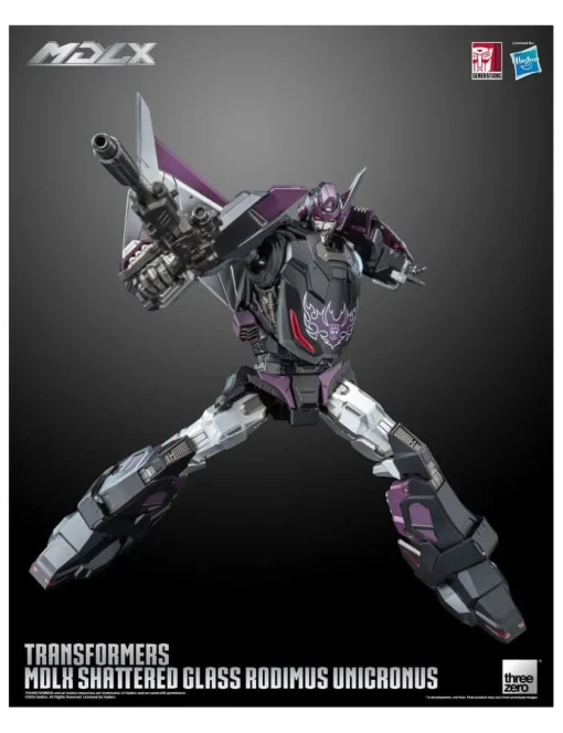 Threezero Transformers MDLX Articulated Figures Series Shattered Glass Rodimus Unicronus