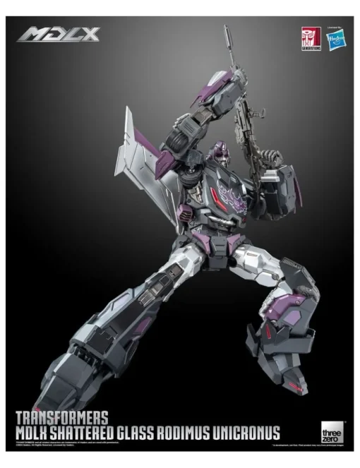 Threezero Transformers MDLX Articulated Figures Series Shattered Glass Rodimus Unicronus